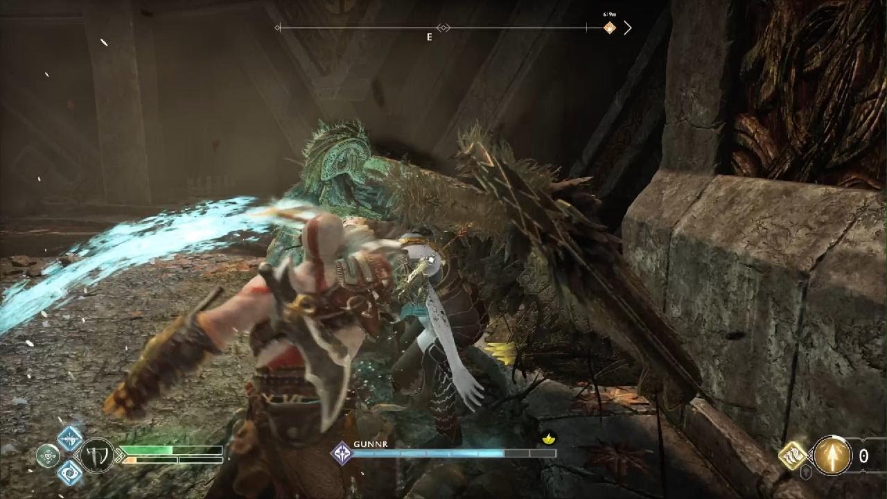 Kratos vs Gunnr (Valkiria) God of War 2018 PS5 Dificultad Give'me God of War