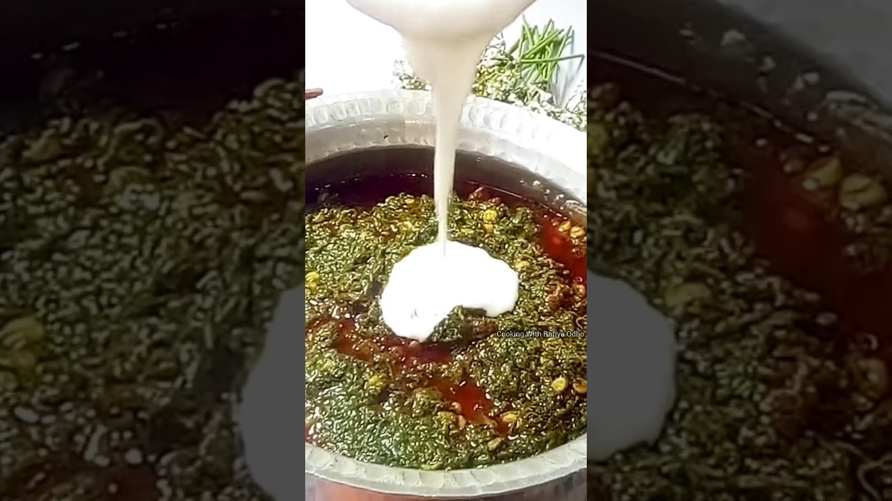 Palak Saag🔥 Dhaba Style Chana Dal Palak Tadka  #shorts #recipe