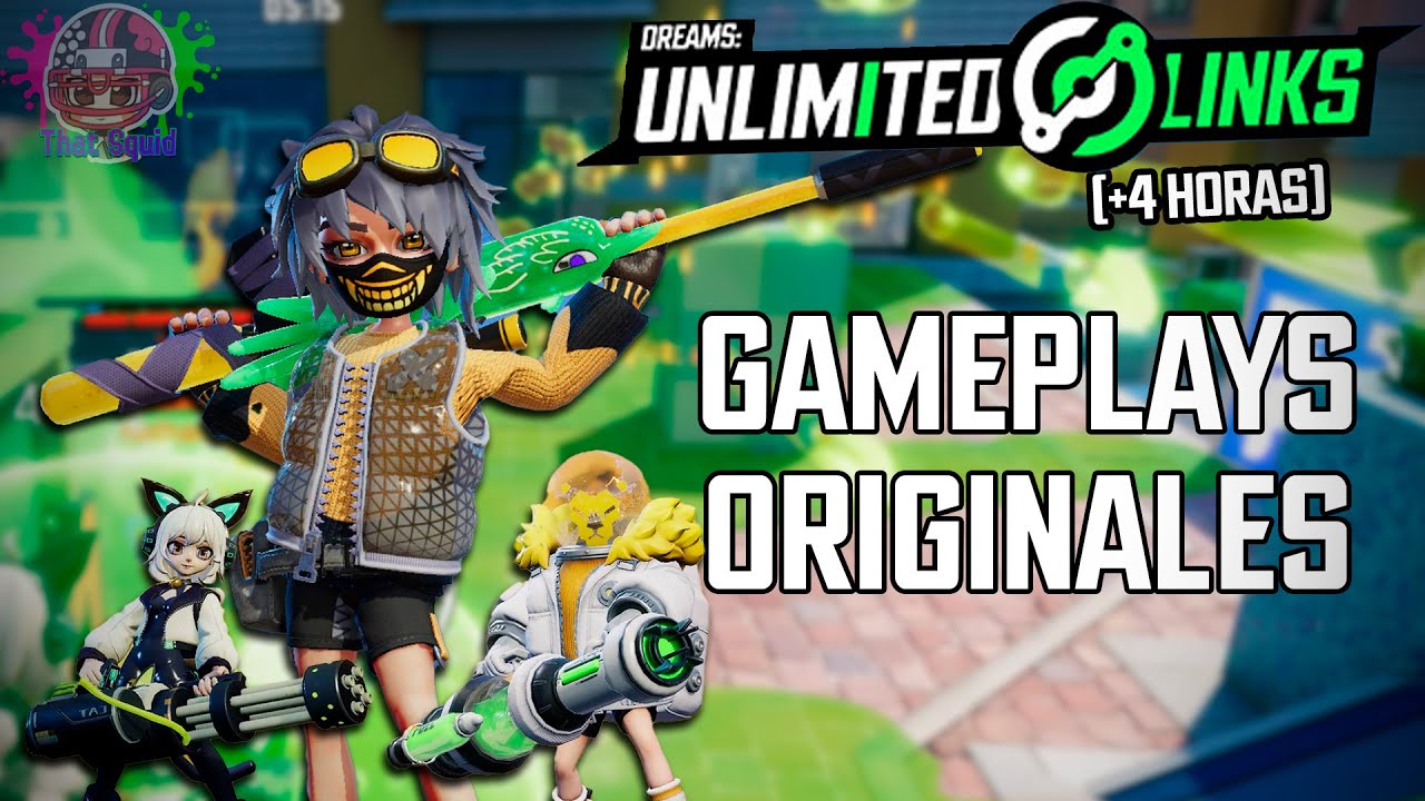 TODAS mis partidas de Dreams Unlimited Links (copia de splatoon) en un video (+4 HORAS)