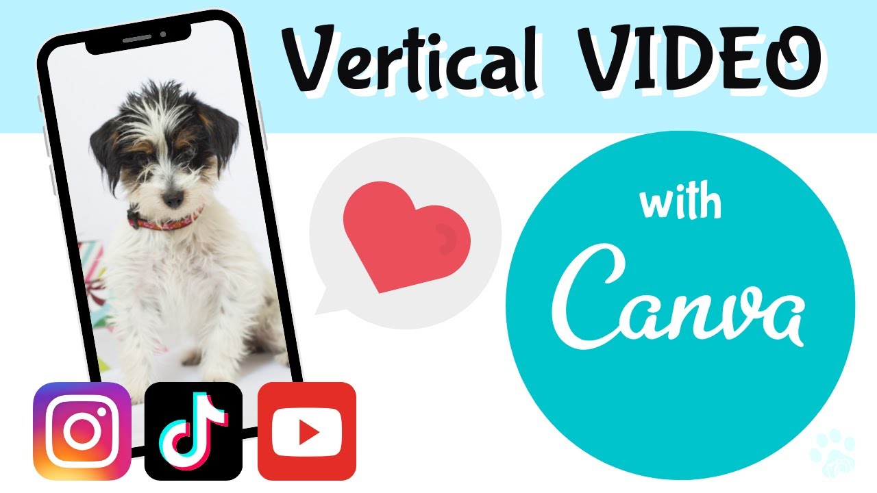 Vertical VIDEO in Canva for YT #shorts - IG Reels - TikTok
