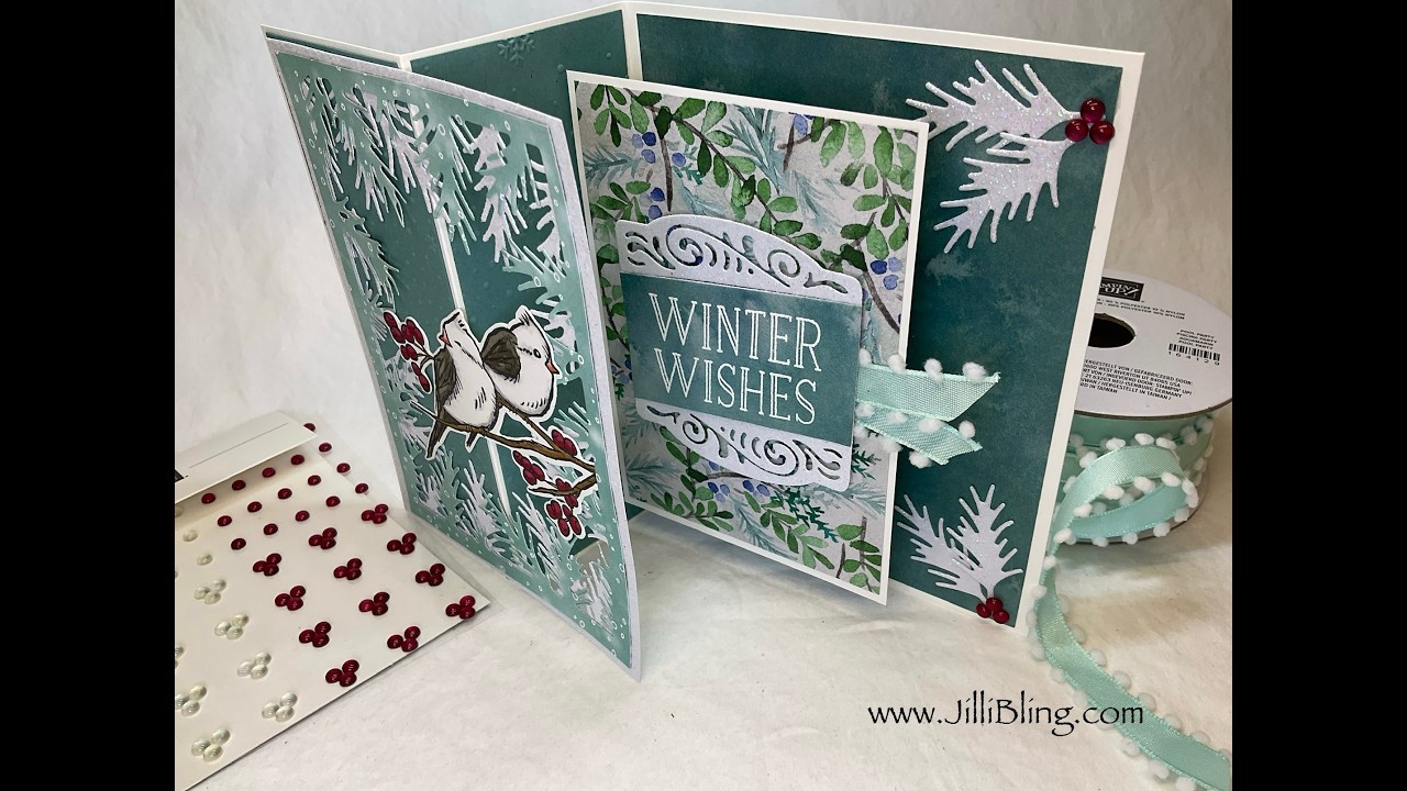 Winterly Tree Tops - Avid Stampers FREE Card Kits (3 of 3) - Snowy Card
