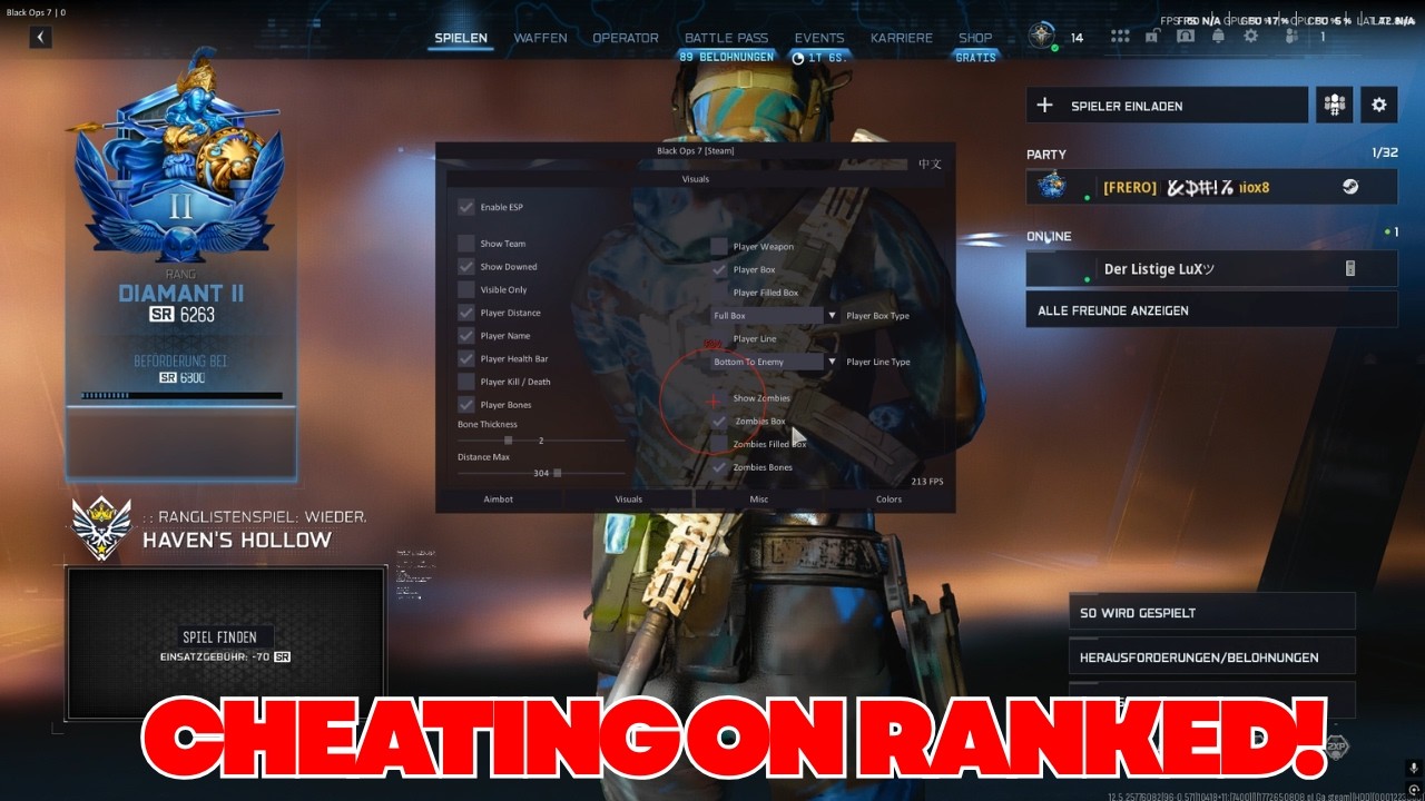 I cheat in warzone ranked! - Safest Warzone Cheat! (Full Video)