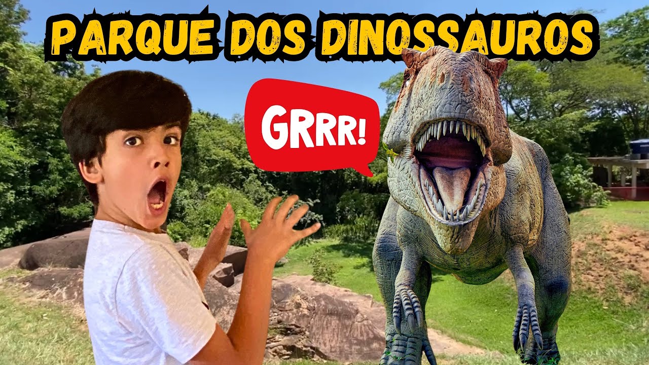 Olha o QUE APARECEU no Parque dos Dinossauros! 🦕😱 Aventura do Lucas!