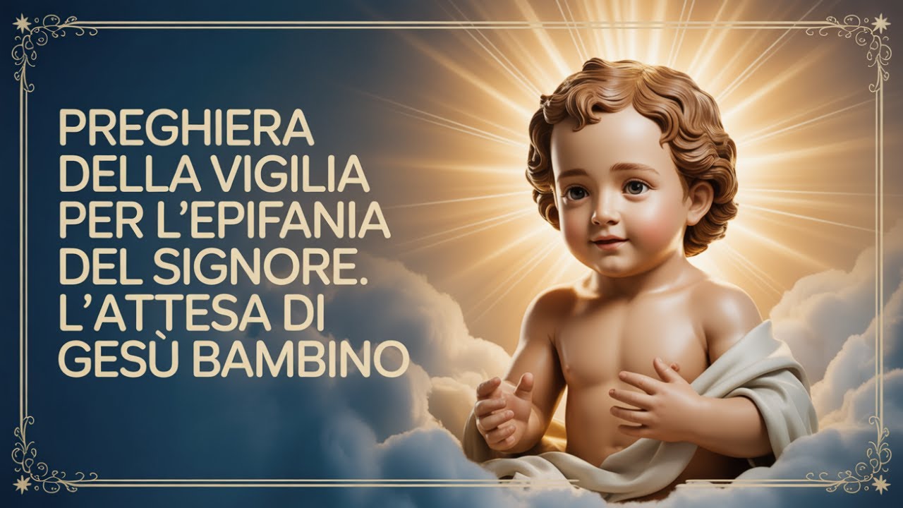 PREGHIERA della VIGILIA per L'EPIFANIA DEL SIGNORE ❤️ ATTESA di GESÙ BAMBINO RIVELATO ai RE MAGI 🌟