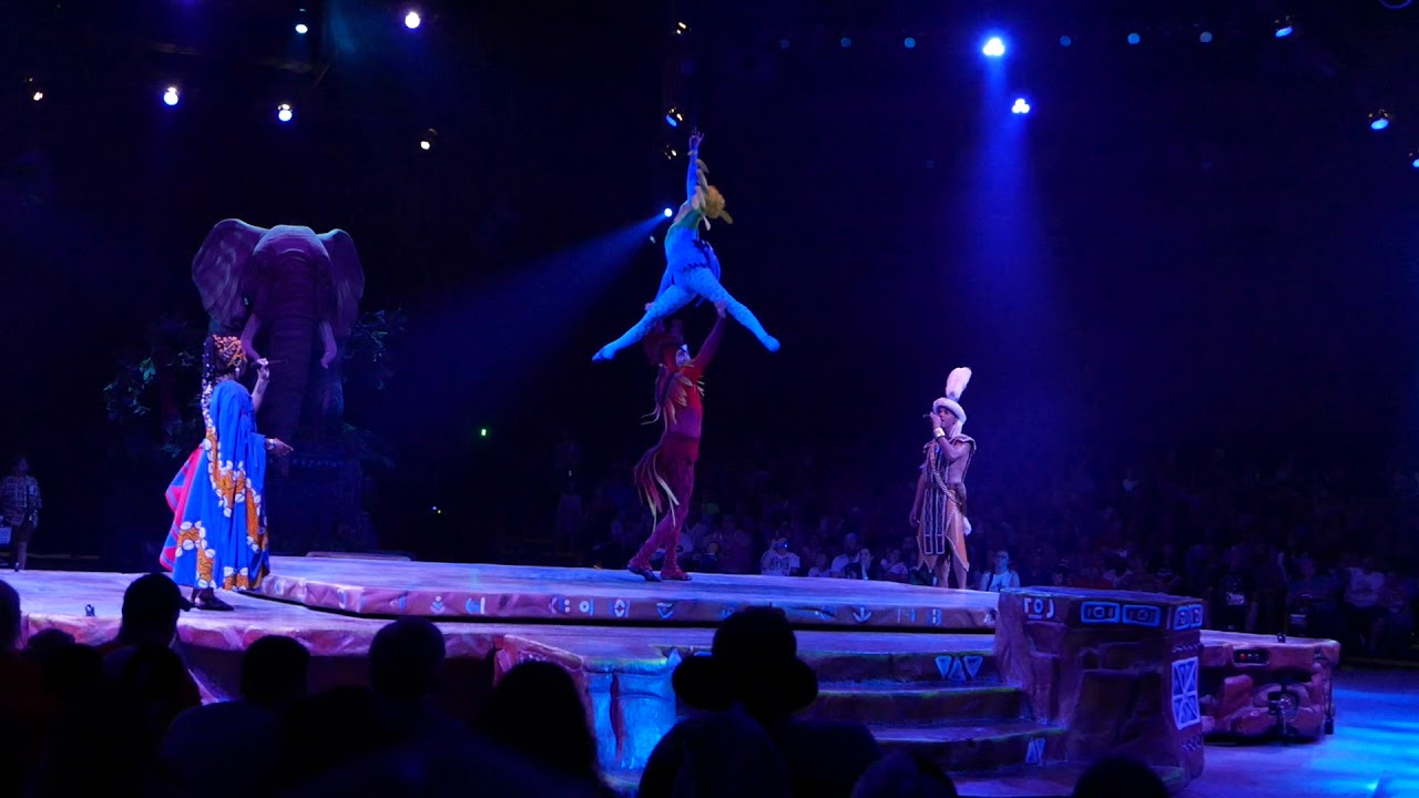 Blue Bird Ballet of the Festival of Lion King at Animal Kingdom of Walt Disney World