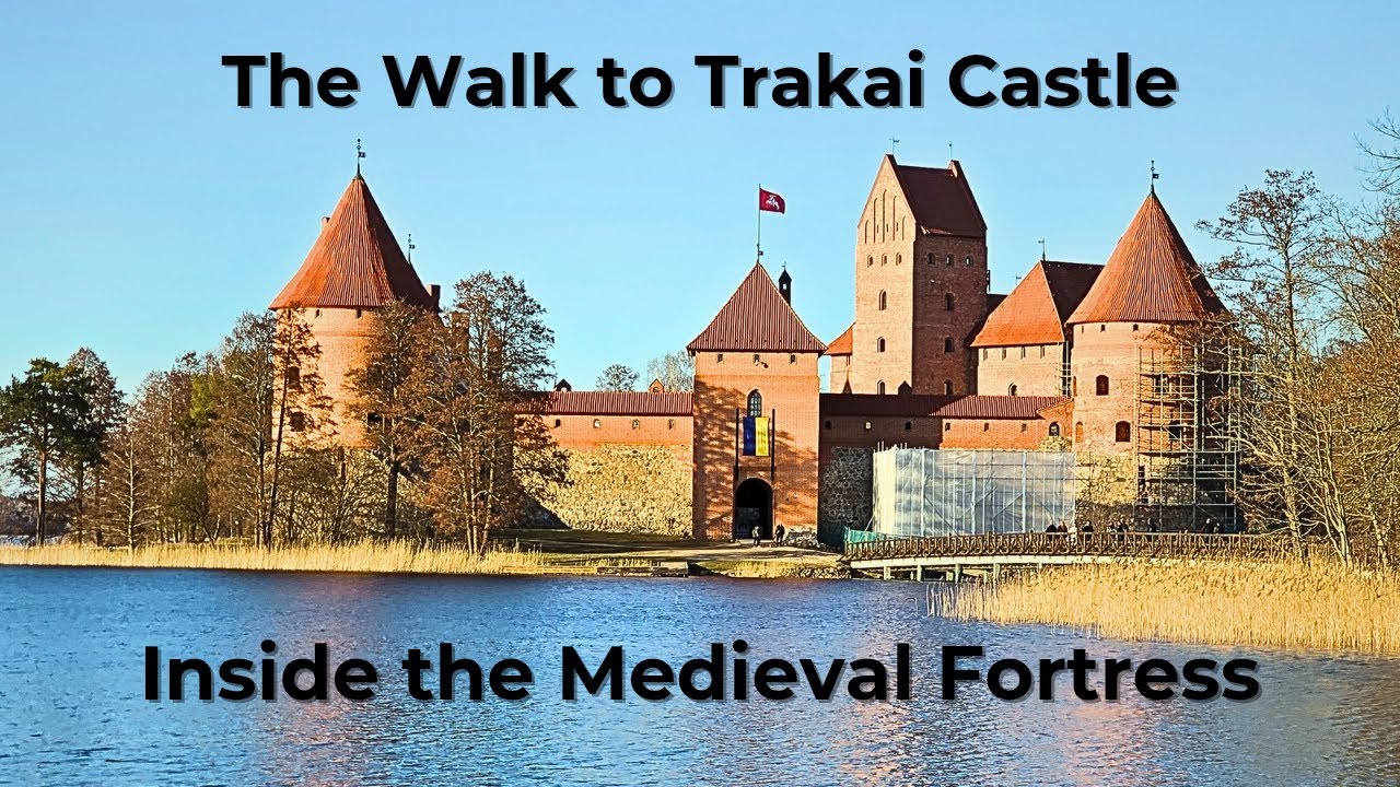 👸🧚&zwj;♀️ A Fairytale Journey to Trakai Castle 🏰 🇱🇹 1st Class Train Ride 🚆& Scenic Lakeside Walk 🌅