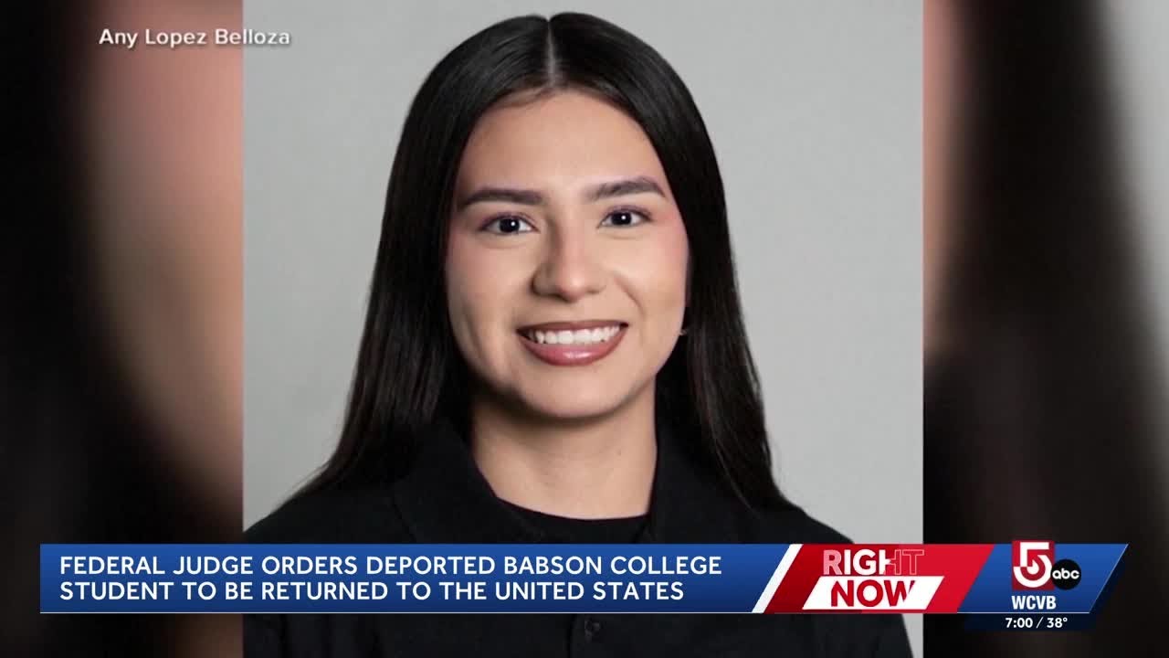 Federal judge orders return of deported Babson College student within 14 days