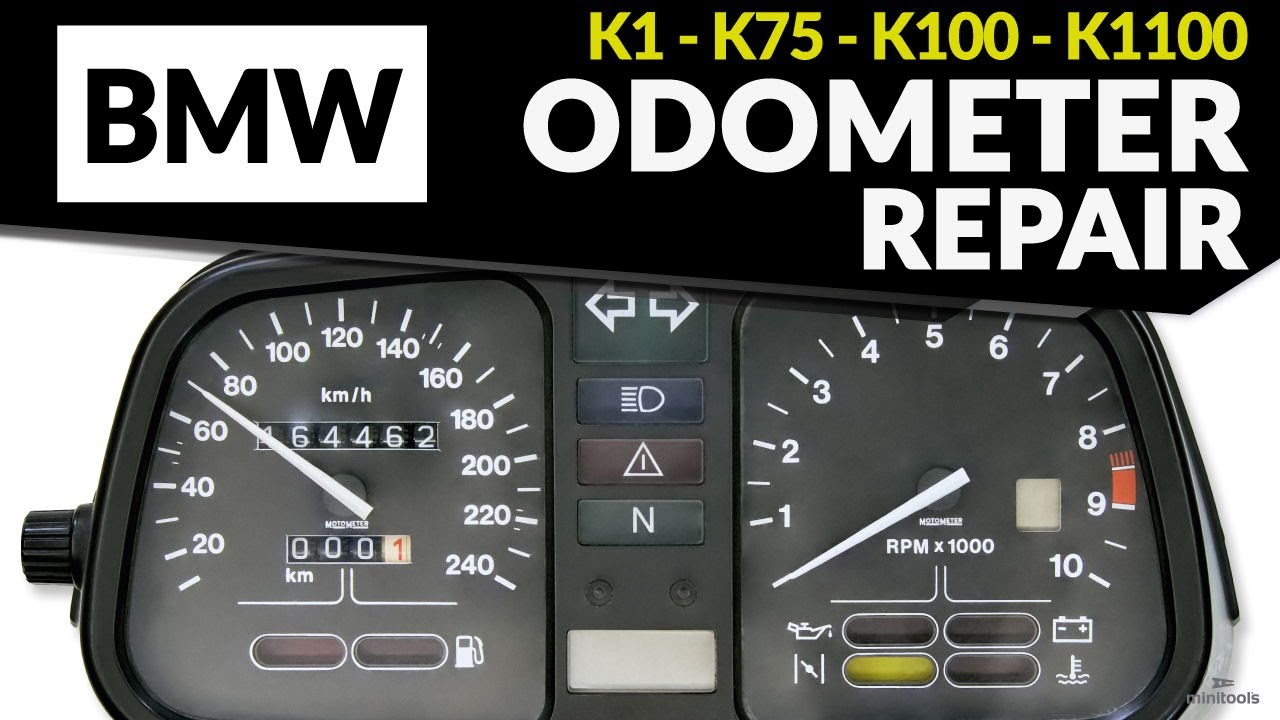 How to repair BMW K1, K75, K100, K1100 LT and K1100 RS odometer – odometer gears replacement