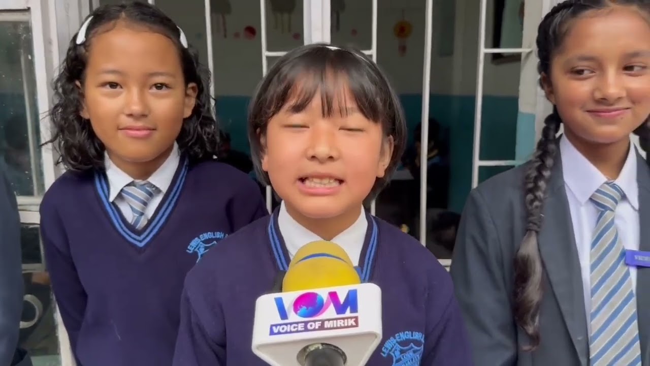 Vote appeal for Inungma Rai from Lewis English School Mirik