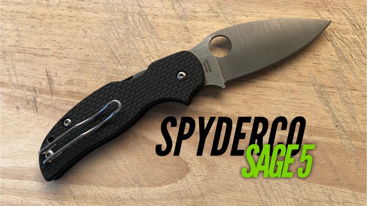 Spyderco Sage 5 Review