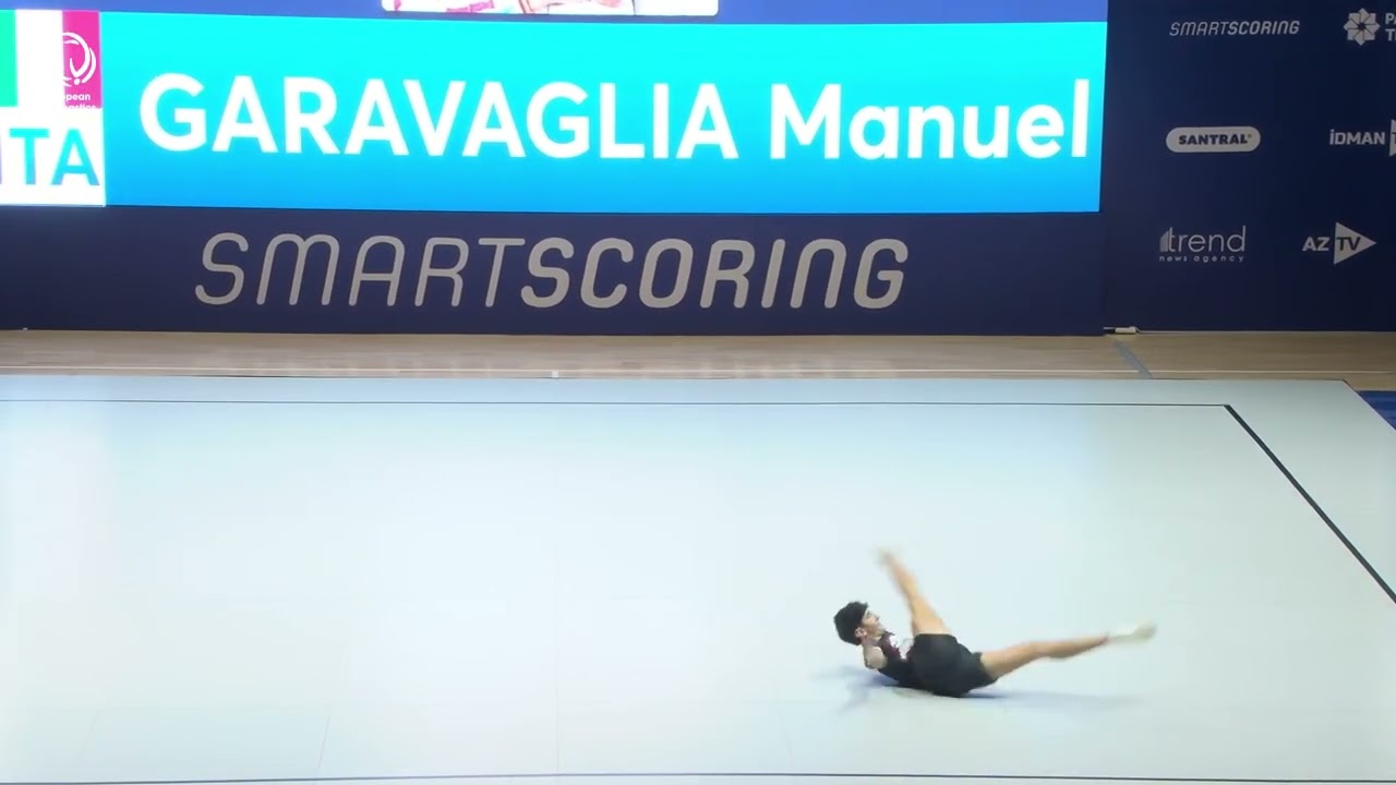 Manuel Garavaglia (ITA) - 2025 Aerobics European silver medallist, junior Individual Men