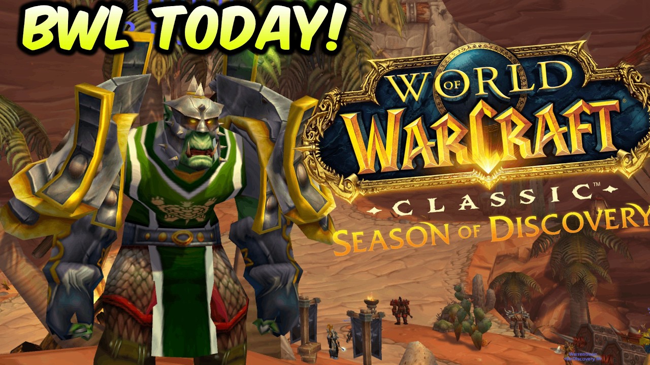 BWL RAID TODAY! | !SOD Fresh Event | Hunter Level 60 | Metal Gear Rising Later🔴LIVE