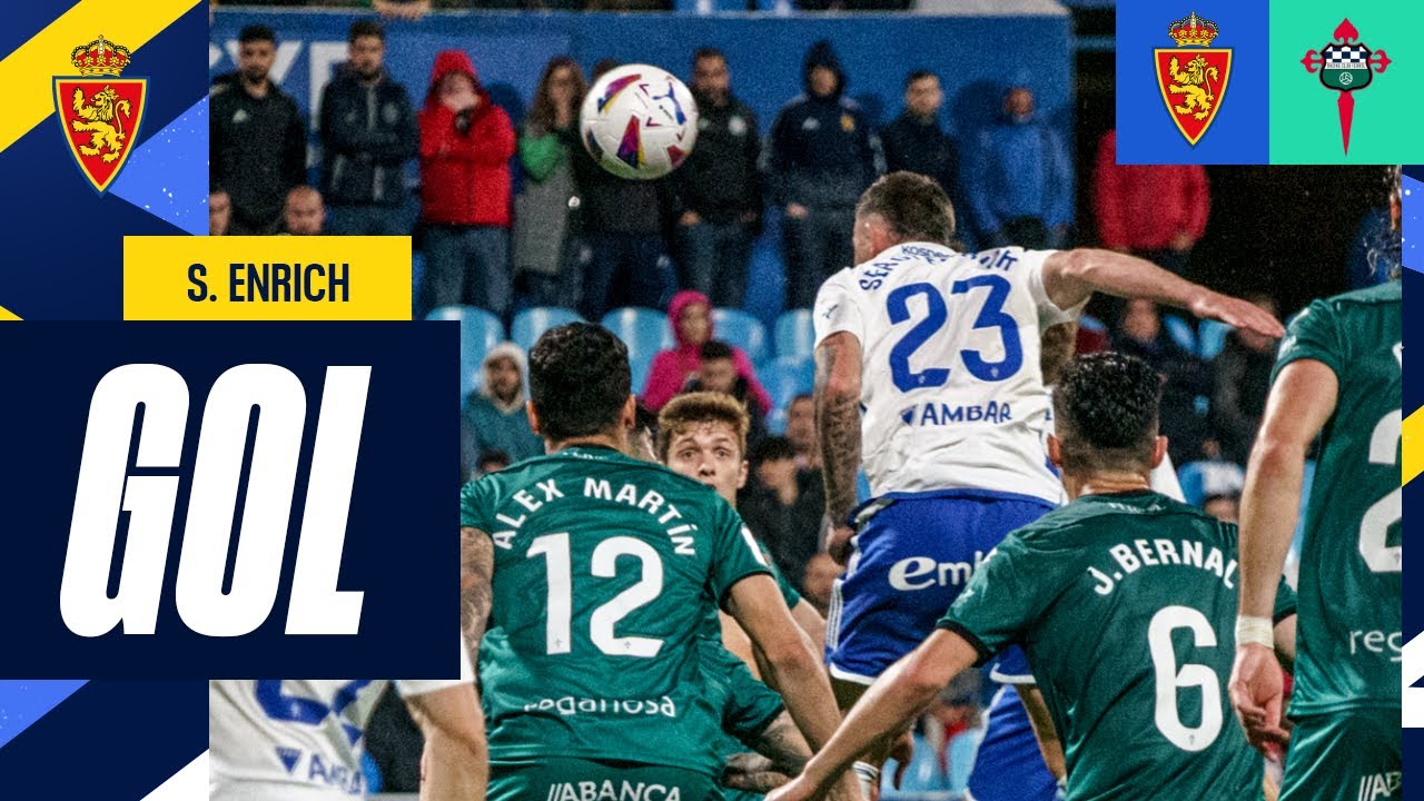 ⚽😱 El golazo de 𝗦𝗘𝗥𝗚𝗜 𝗘𝗡𝗥𝗜𝗖𝗛 para empatar el partido sobre la bocina | Real Zaragoza