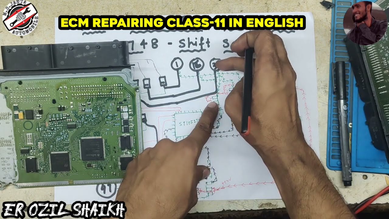 Ecm Repairing class-11 in English | Meg17.9.12 p0748, p0750 pressure solenoid control A | explain