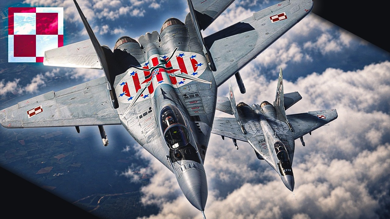 Polski Duet MiG-29 - Eskorta Rządowego 737 - Symulator DCS World