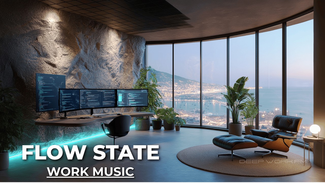 Deep Focus Music for Work & Study 🌊 Calm Ambient Music for Concentration, Productivity & Flow State