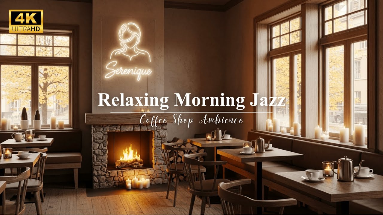 Peaceful Autumn Evening 🍁 Relaxing Jazz & Cozy Ambience | Serenique Sleep & Focus Music