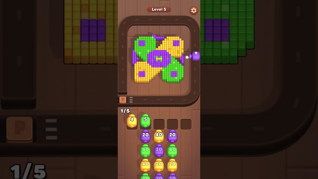 Игровой процесс Color Blaze Shooter