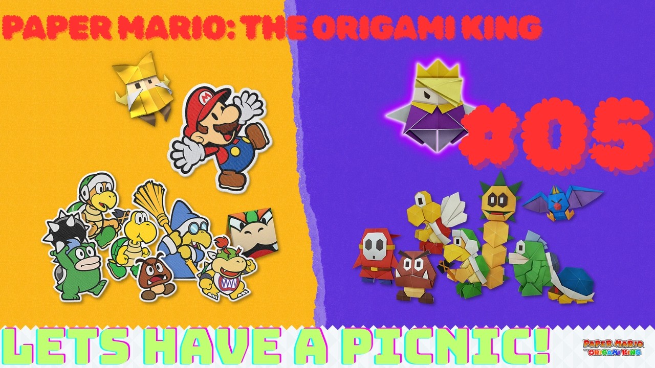 Let's Have A Picnic! | Episode 5 | Paper Mario: The Origami King