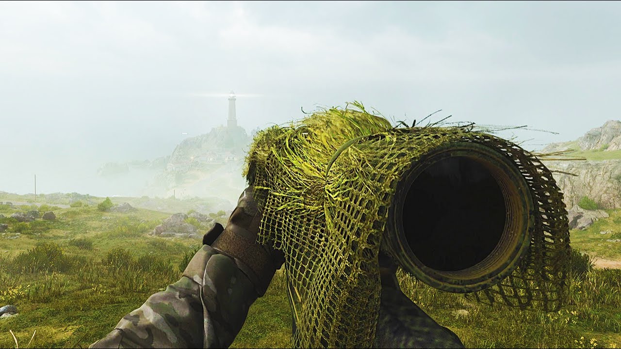 Modern Warfare 2 - All Gillied Up Sniper Mission Gameplay (Recon By Fire)