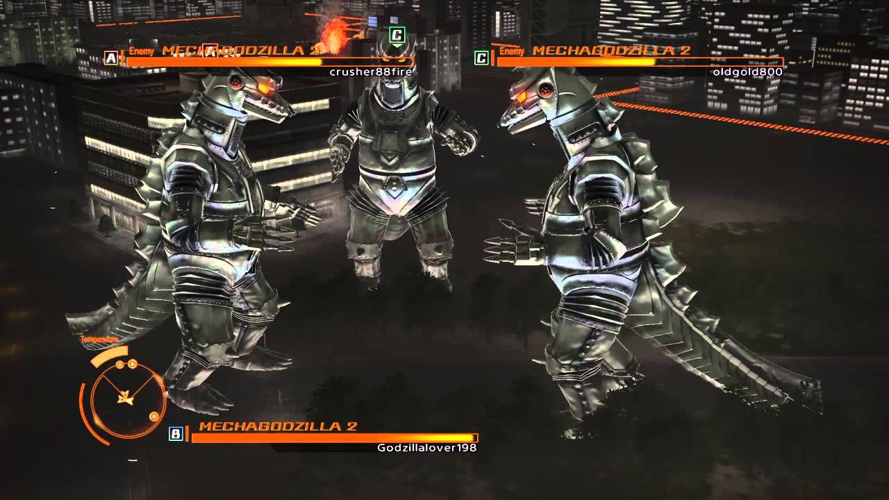 GODZILLA PS4 Online Battle Mechagodzilla 2 Battle Royale