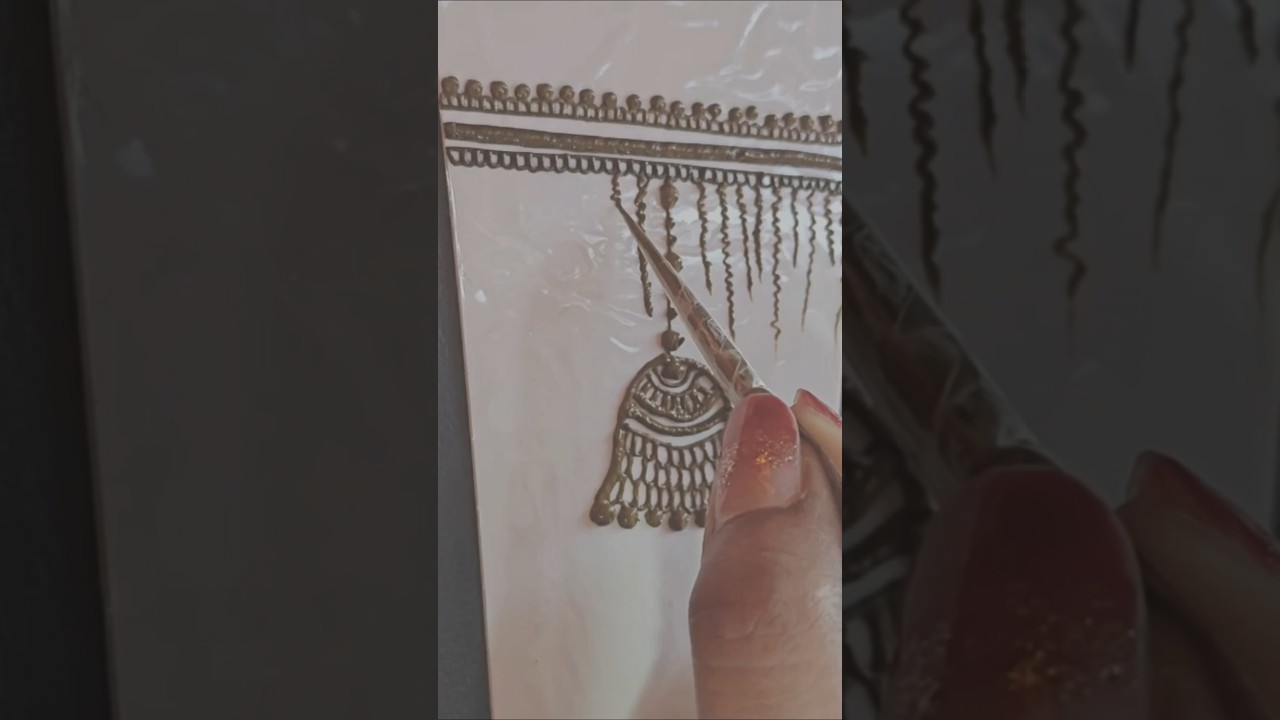 jhumka mehendi designs ✨💝 