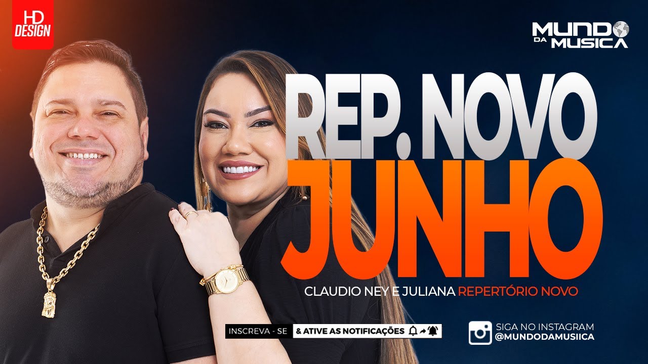 MARRA DE BANDIDO - CLAUDIO NEY E JULIANA ( MÚSICAS NOVAS ) REPERTÓRIO NOVO - MUNDO DA MUSICA