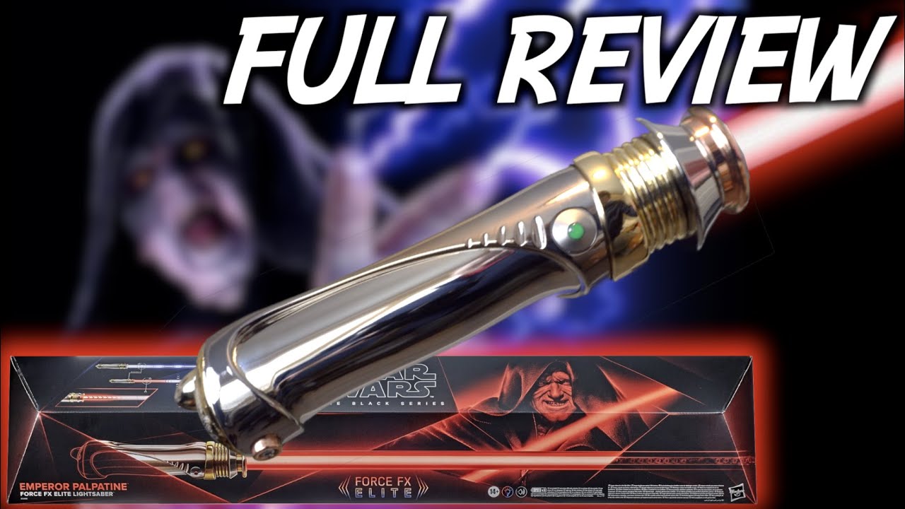 *НОВИНКА* Элитный световой меч Императора Палпатина Force FX!