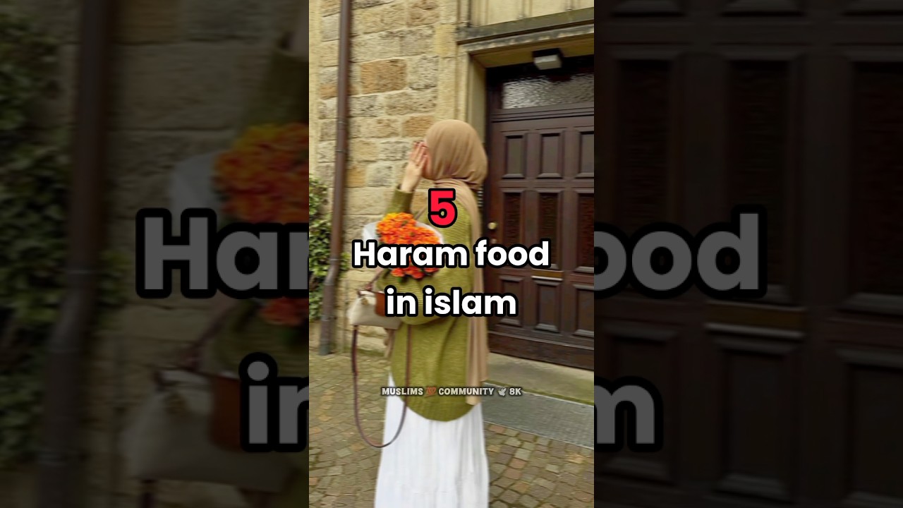 5 Haram foods in Islam ❌😨#shorts #viral #trending #uk