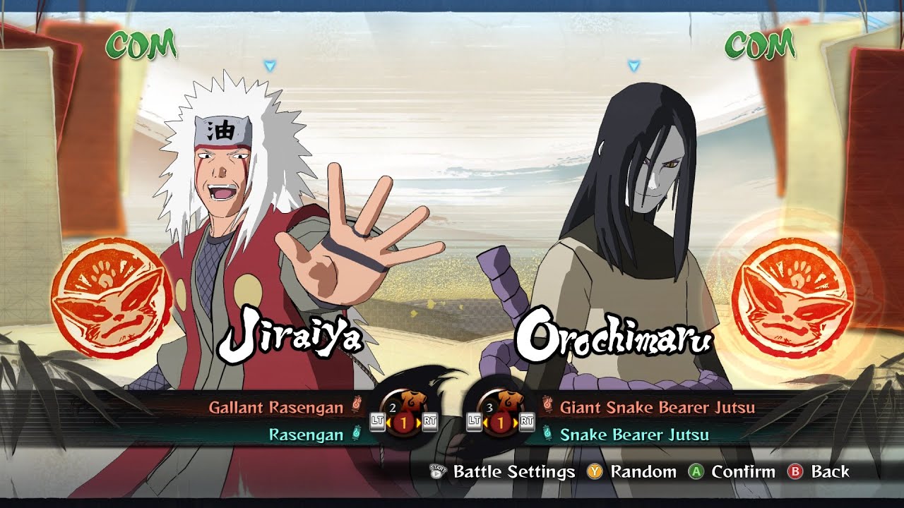Jiraiya vs Orochimaru  - NARUTO SHIPPUDEN Ultimate Ninja STORM 4