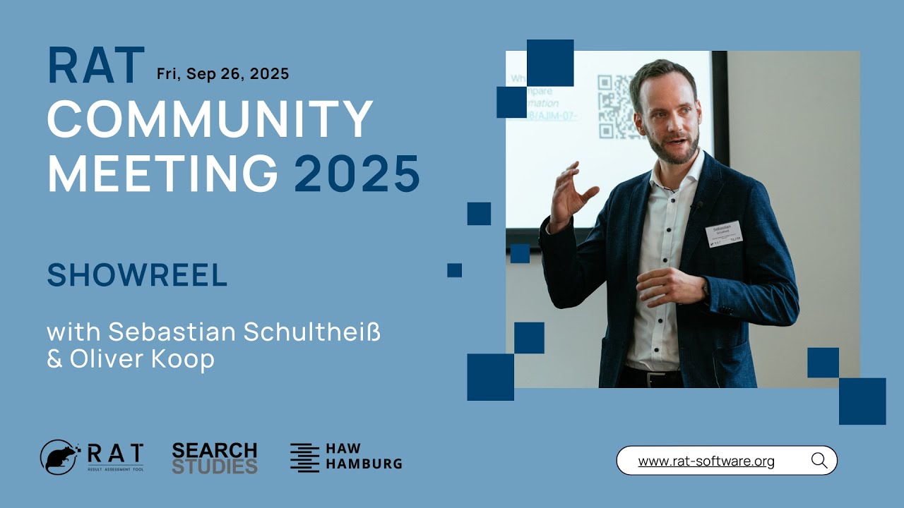 Showreel | RAT Community Meeting 2025