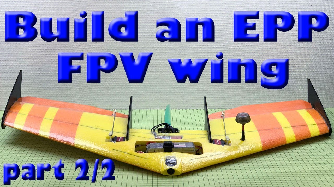 how to build an EPP wing MiniZ 30 Ritewing part 2