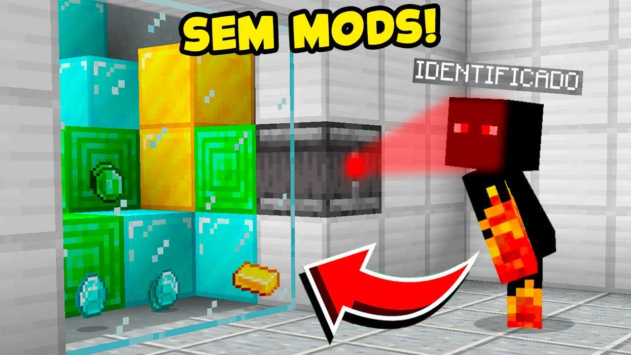 🔑 Como fazer PORTA AUTOM&Aacute;TICA com LEITURA FACIAL (SCANNER DE ROSTO) no MINECRAFT BEDROCK