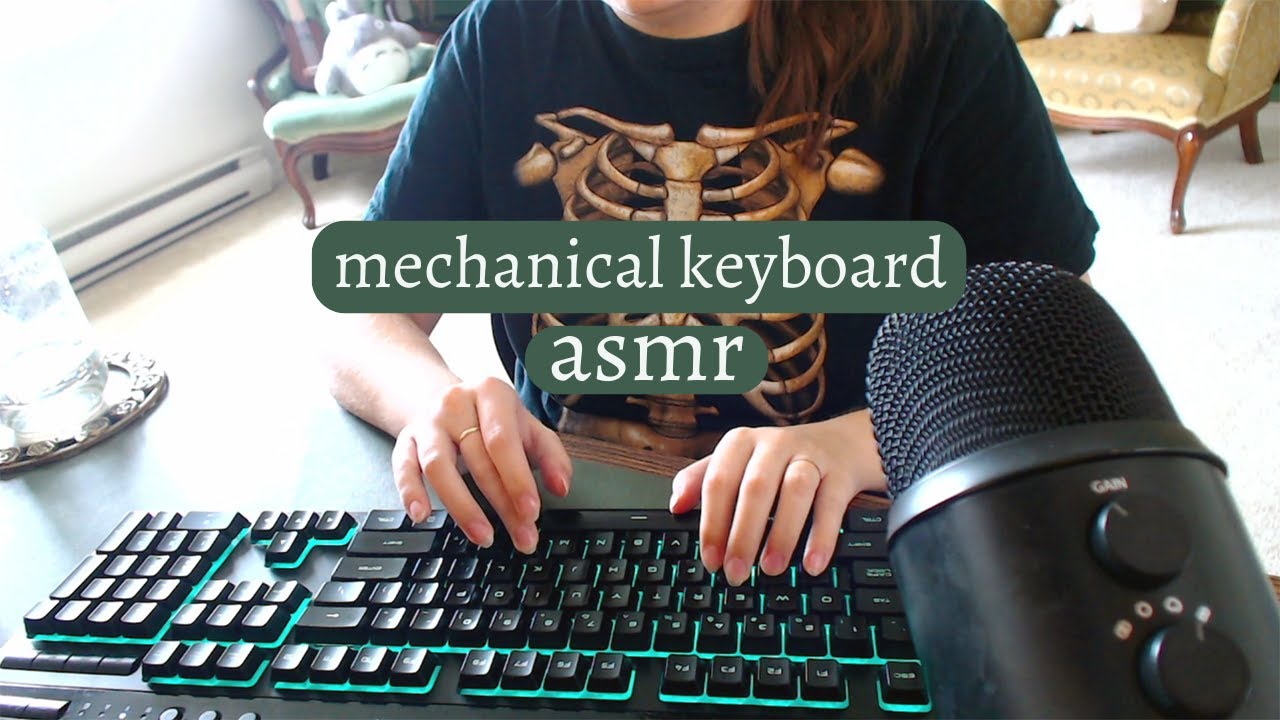 ASMR Mechanical Keyboard Typing (no talking + no mid-roll ads)
