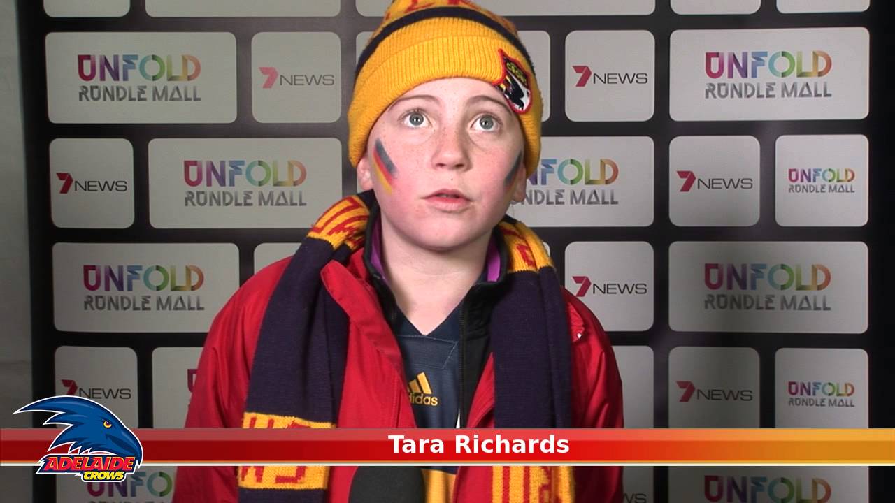 Tara Richards - 7 News Crows Experience