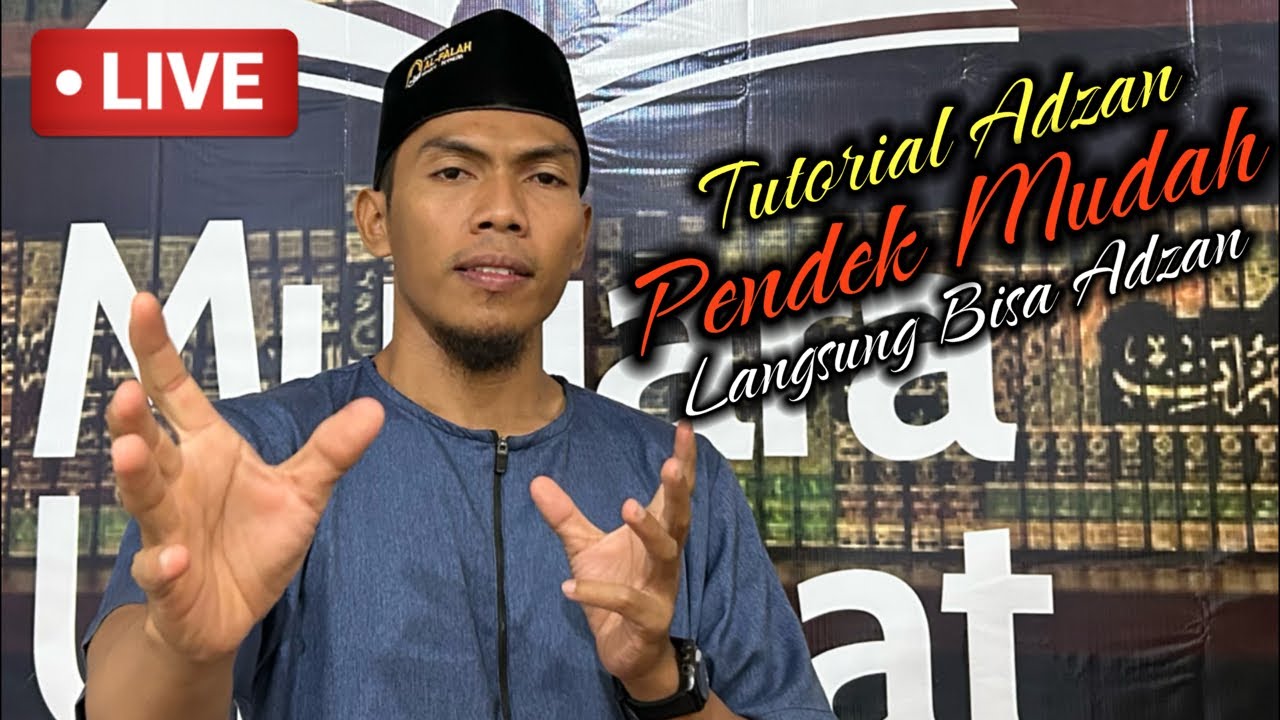 Cara Adzan Mudah Pakek Nafas Pendek, yuk praktik kan…