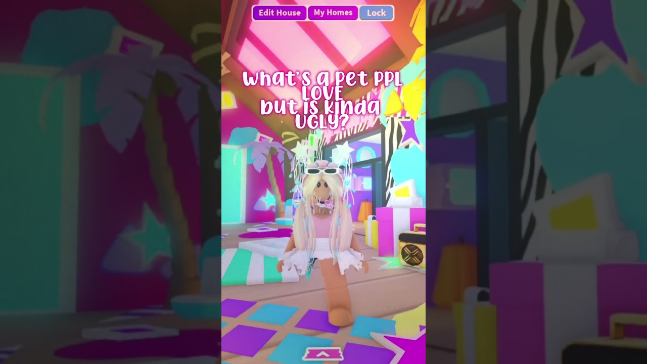 what&rsquo;s an adopt me pet people LOVE but is kinda UGLY? #adoptmeedit #adoptmeroblox #preppyadoptme