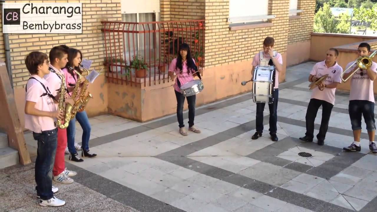 Agárrate Saxo (pasodoble) - Charanga Bembybrass, Bembibre León