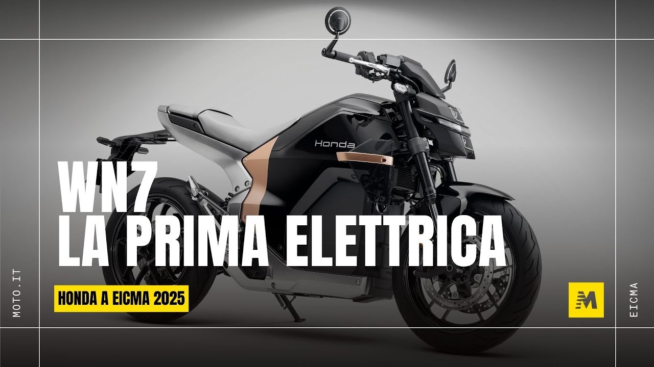 La prima elettrica di Honda è realtà! Ecco la WN7 presentata ad EICMA 2025