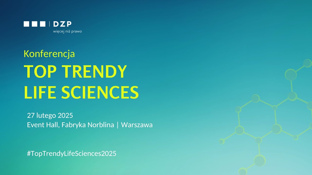 Konferencja DZP | Top Trendy Life Sciences 2025 | wideorelacja