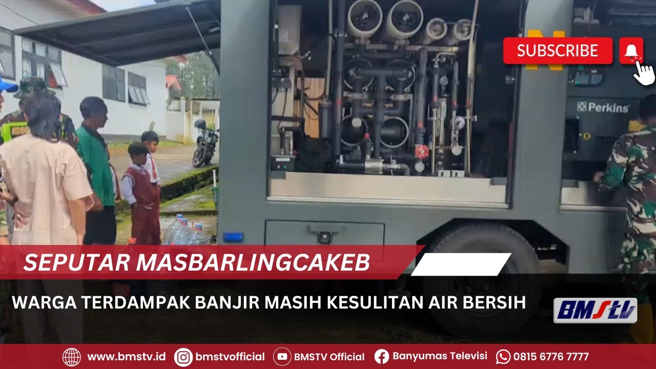 WARGA TERDAMPAK BANJIR MASIH KESULITAN AIR BERSIH