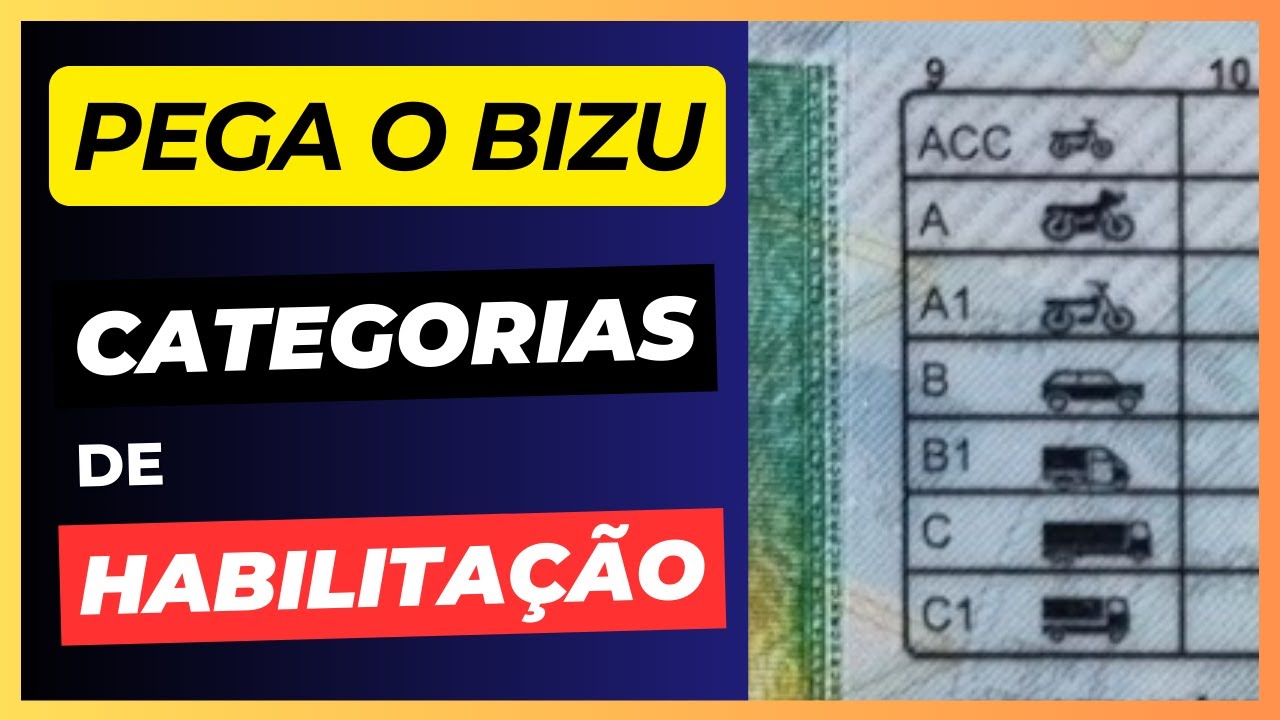 ✅ Categorias de Habilitação: Saiba o que está valendo, de acordo com a legislação atual!