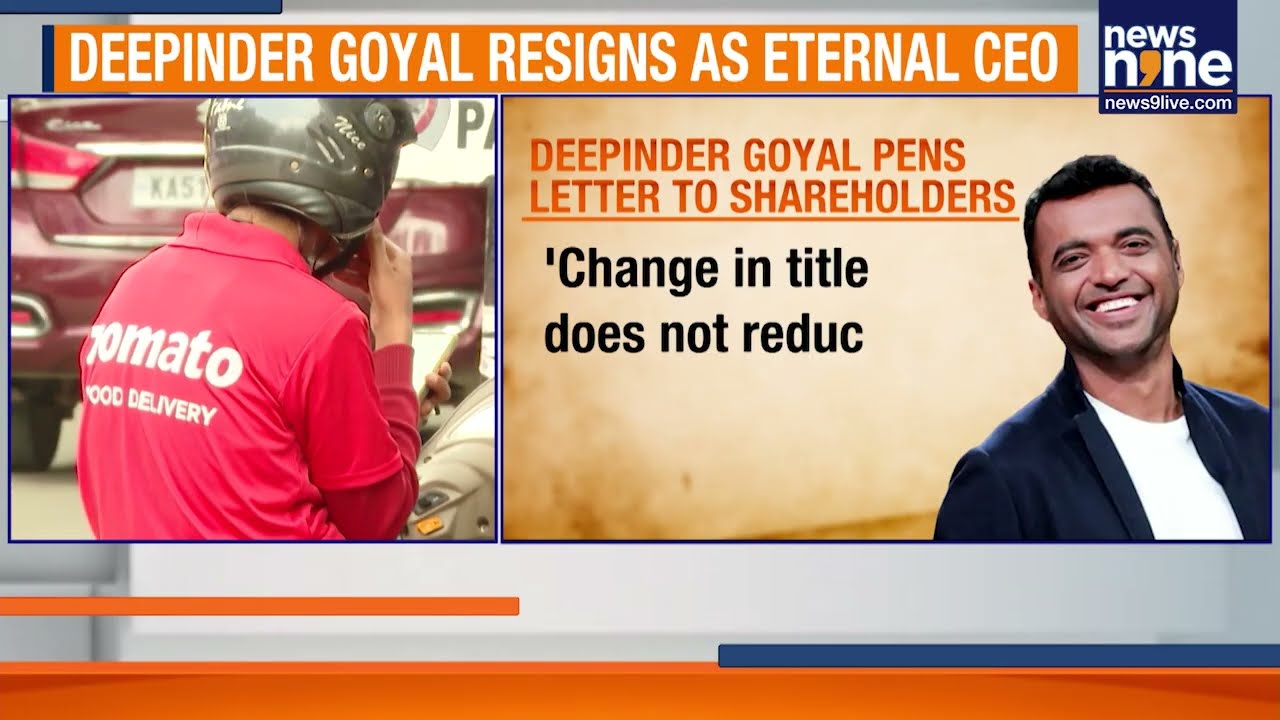 Deepinder Goyal Steps Down As Eternal CEO, Blinkit&rsquo;s Albinder Dhindsa Takes Charge | News9