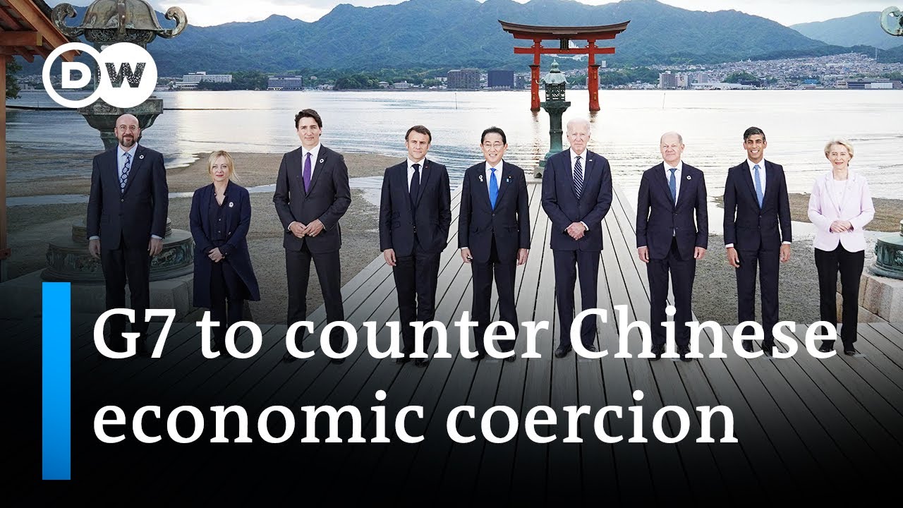 G7 leaders discuss unified position against 'economic coercion' by China | DW News