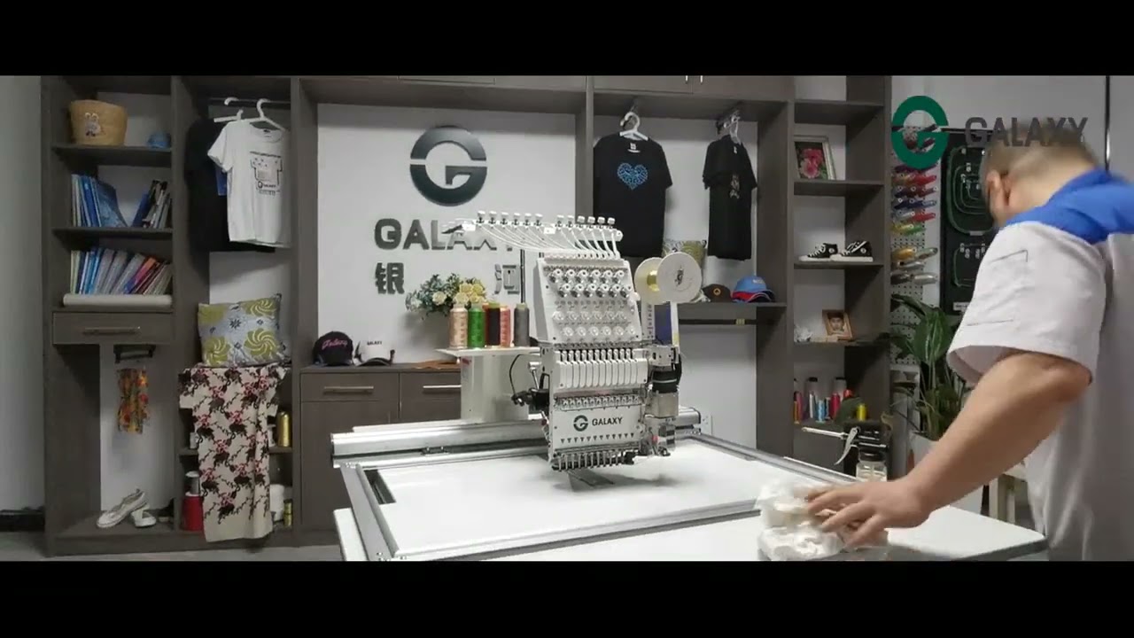 GALAXY # HOW TO LUBRICATE SINGLE HEAD EMBROIDERY MACHINE