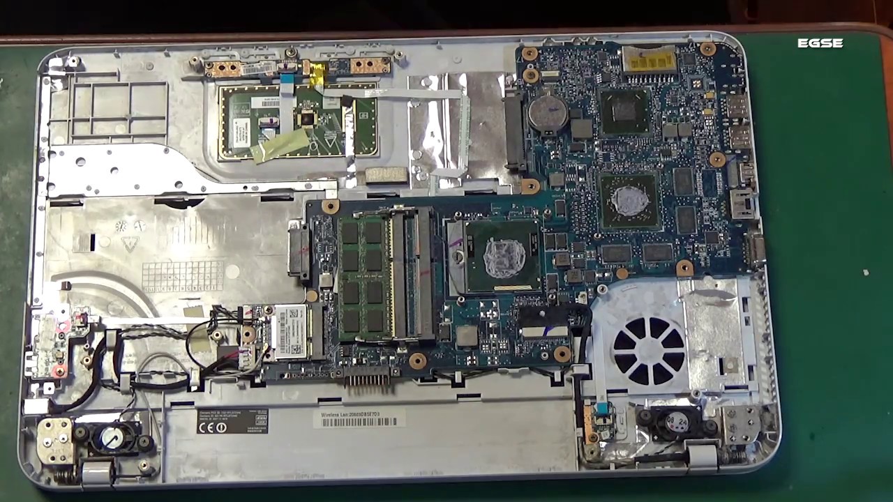 Toshiba Satellite C855 no system start. Graphic card repair