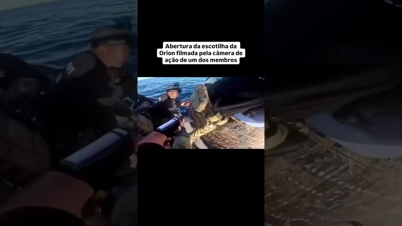 БЕСПРЕЦЕДЕНТНАЯ СЦЕНА: Открытие капсулы &laquo;Орион&raquo; запечатлено на видео во время спасательной операц...