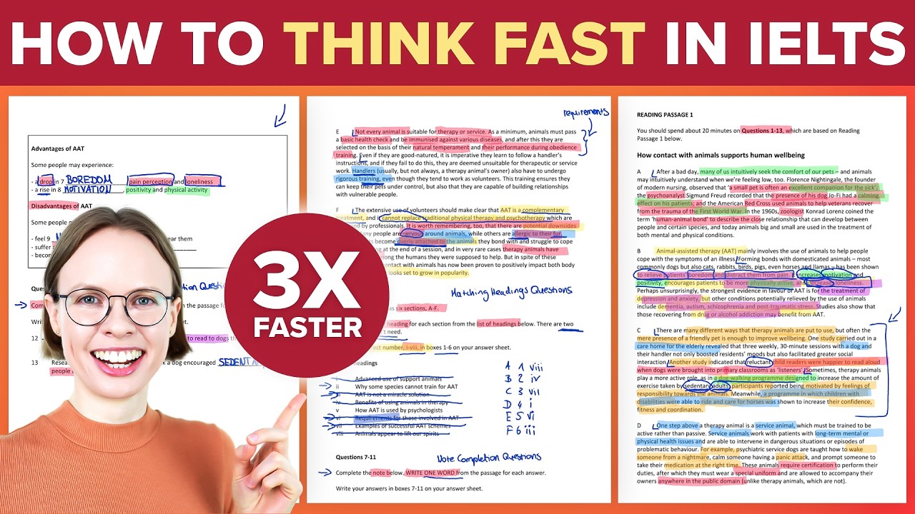 IELTS Reading Practice Test 2024 with Answers | Note Completion - Matching Headings