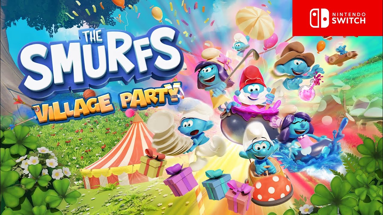 Геймплей The Smurfs - Village Party на Nintendo Switch