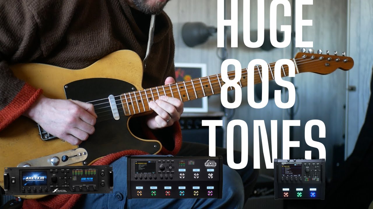 HUGE 80s Inspired Tones for the Fractal FM9 and Axe-Fx 3 - MXR Rockman Compressor and Lukather Delay